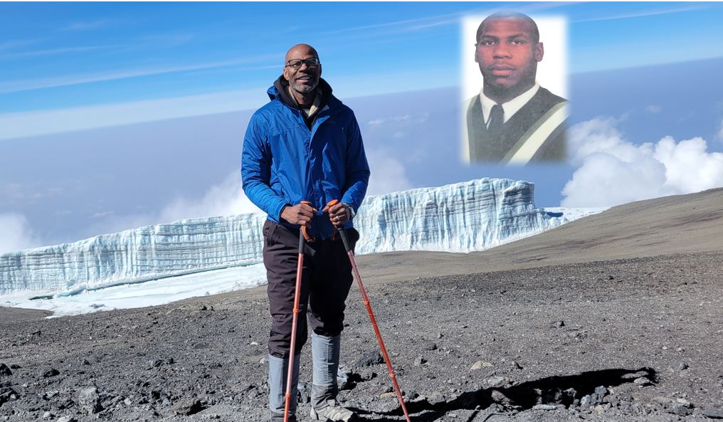 Brian Gordon on a hilltop